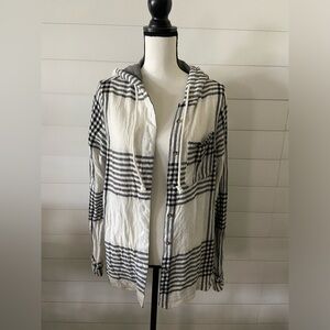 BKE Flannel with hoodie